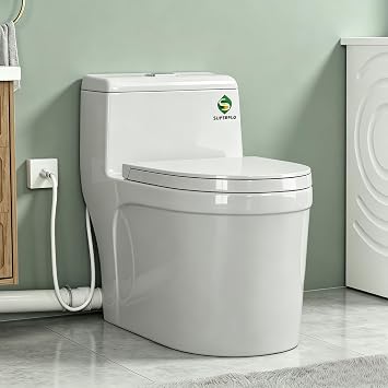 SUPERFLO Macerating Toilet System with 600W Macerator Pump