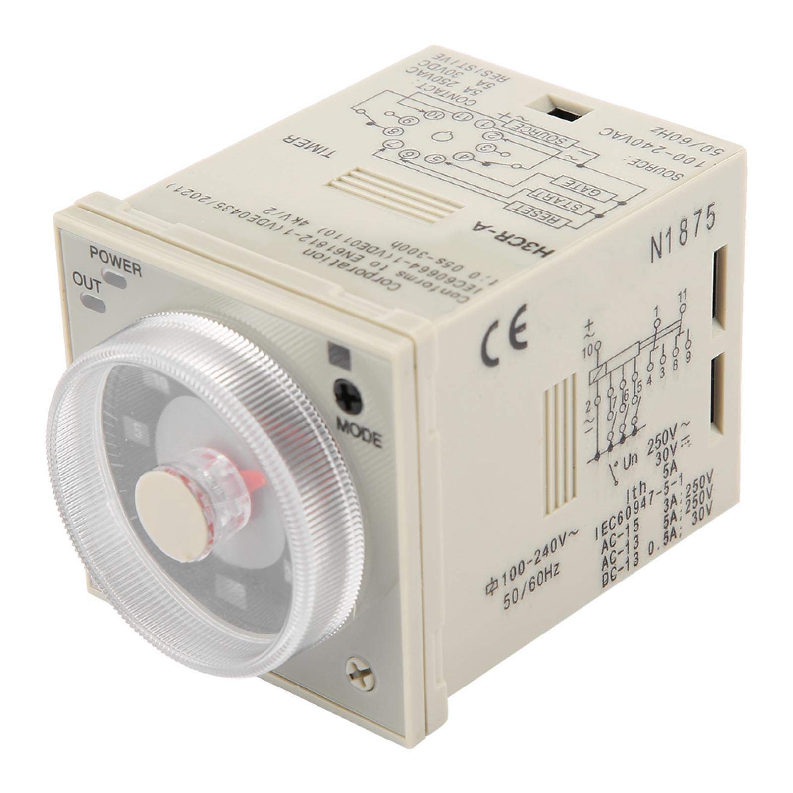 Buy Delay Timer Relay, H3CRA Delay Timer Relay 0.5S300H Knob Control