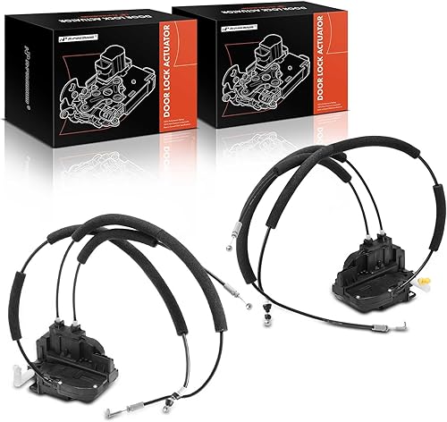 Miniatura 9 de A-Premium Actuador de bloqueo de puerta compatible con vehículos Nissan, TITAN 2005-2012, recogida de cabina extendida, lado delantero izquierdo del