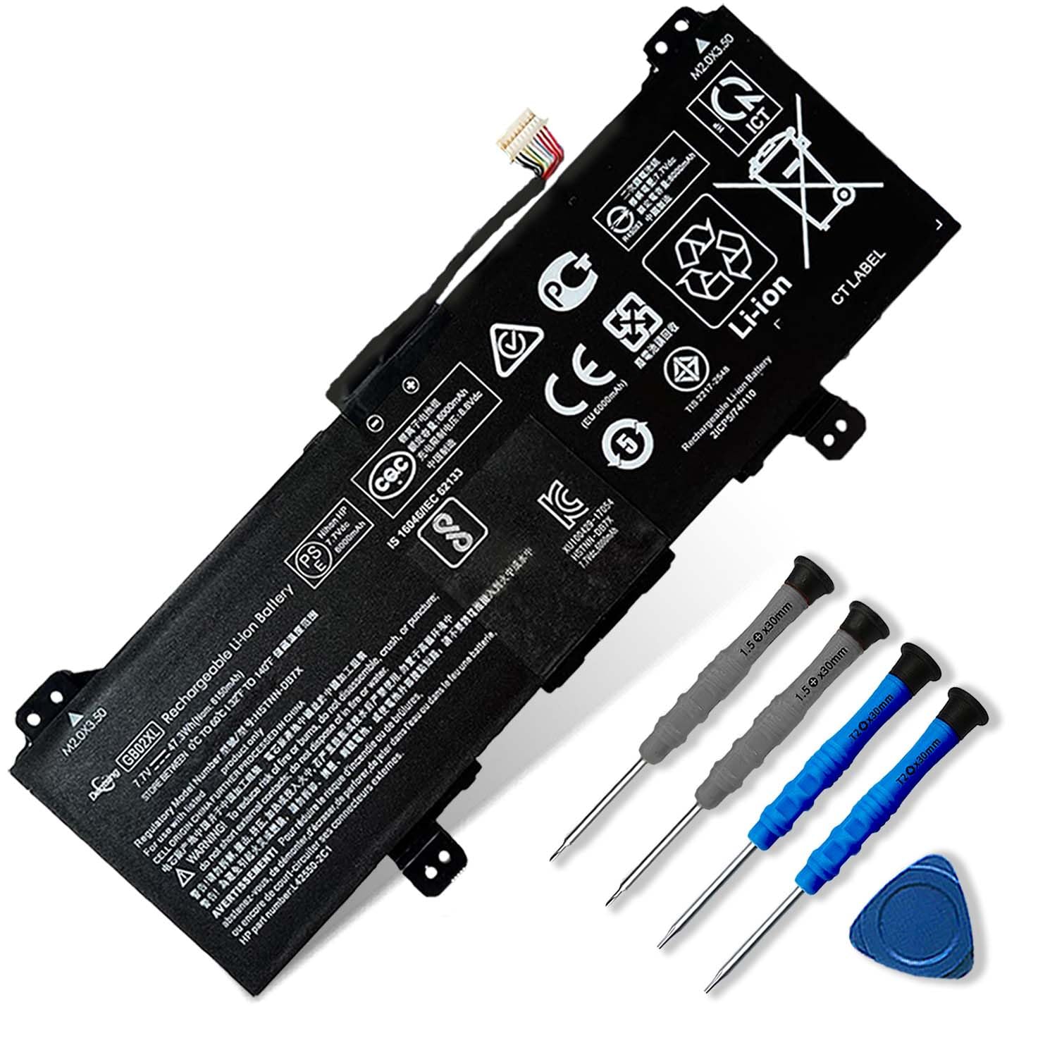 Amazon.com: 47.3Wh GB02XL/GM02XL Laptop Battery Compatible with HP