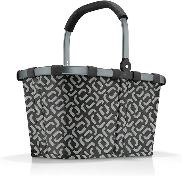 Cesta de mercado robusta Reisenthel Carrybag XS azul oscuro con bolsillo interior