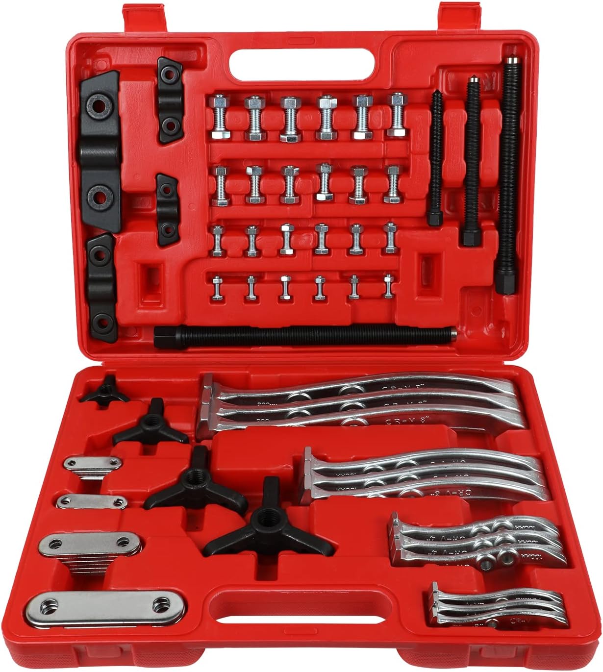 Neilsen Gear Hub Pulley Puller Bearing Separator Internal External 2 and 3 Jaw 3" 4" 6" 8", Gear Puller Bearing Puller Set for Gears, Hubs, Ball Races, Flywheels, Sprockets, Bearings and Pulleys