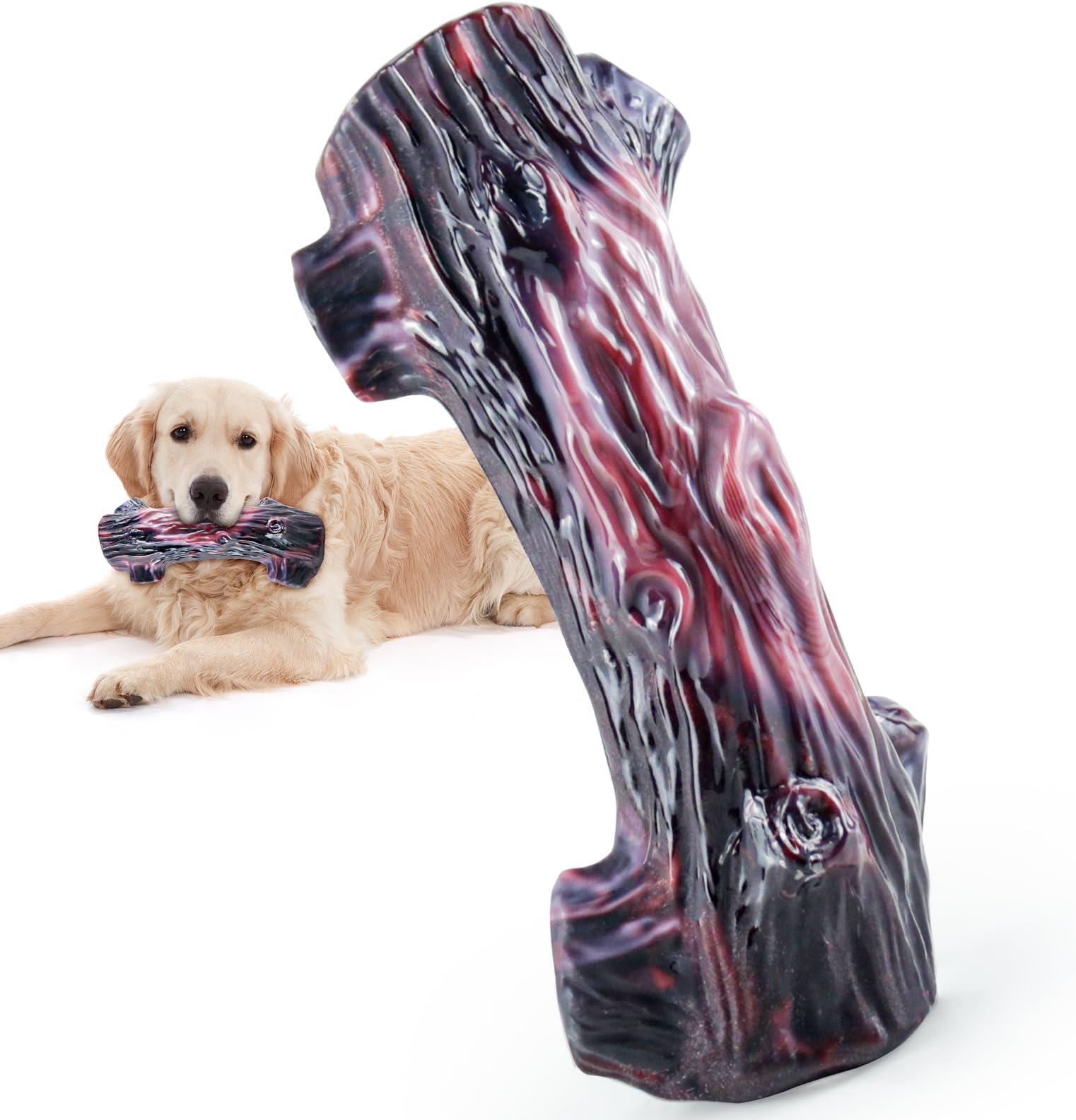 JeefomeLarge Dog Milk Flavored Indestructible Chew Toy, G-01 for Aggressive Chewers