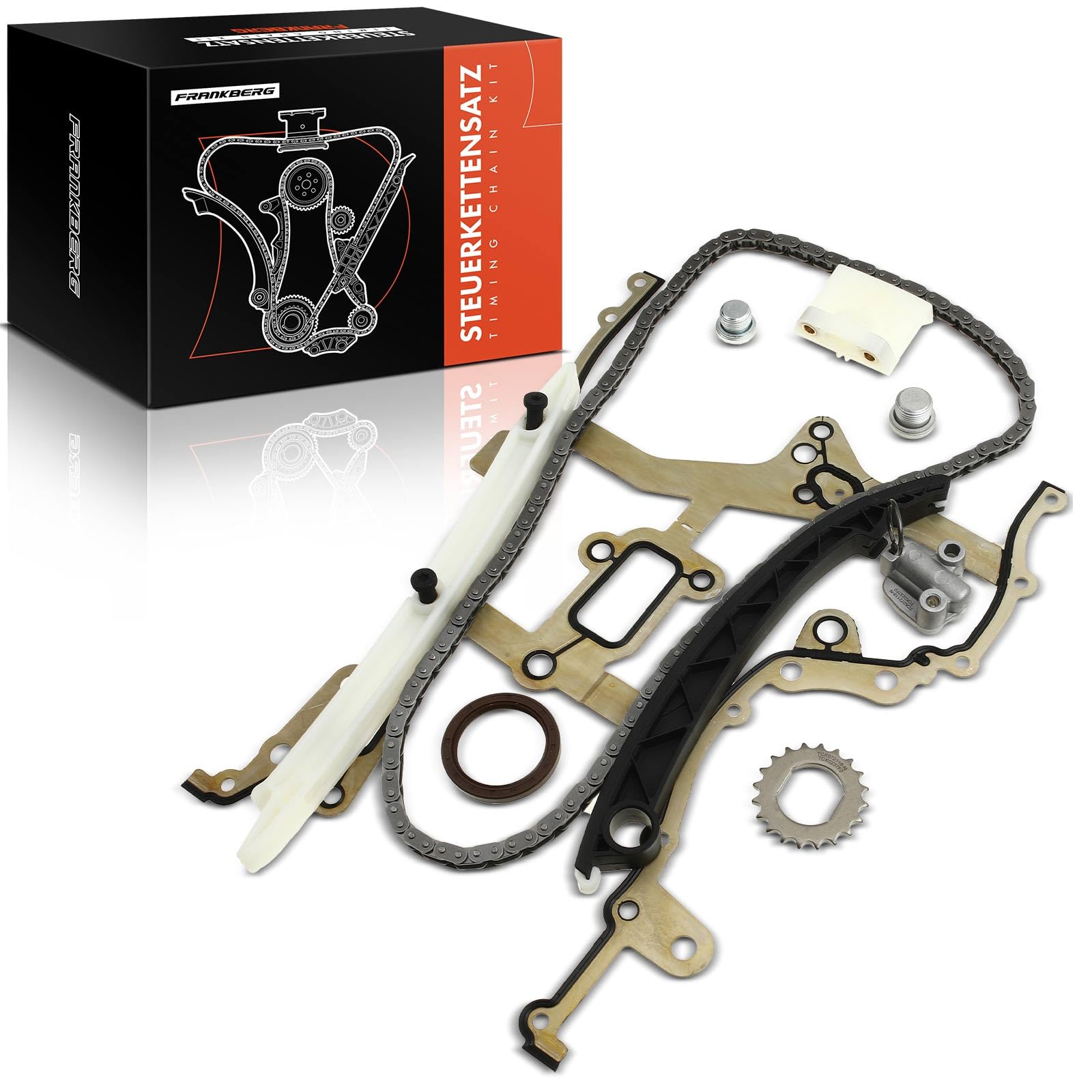 Frankberg 12x Catene di distribuzione Benzina Compatibile con Mokka/Mokka X J13 1.4L Adam M13 1.4L Adam M13 1.2L Zafira Tourer C P12 1.4L Corsa D S07 1.4L Replace# 55355345