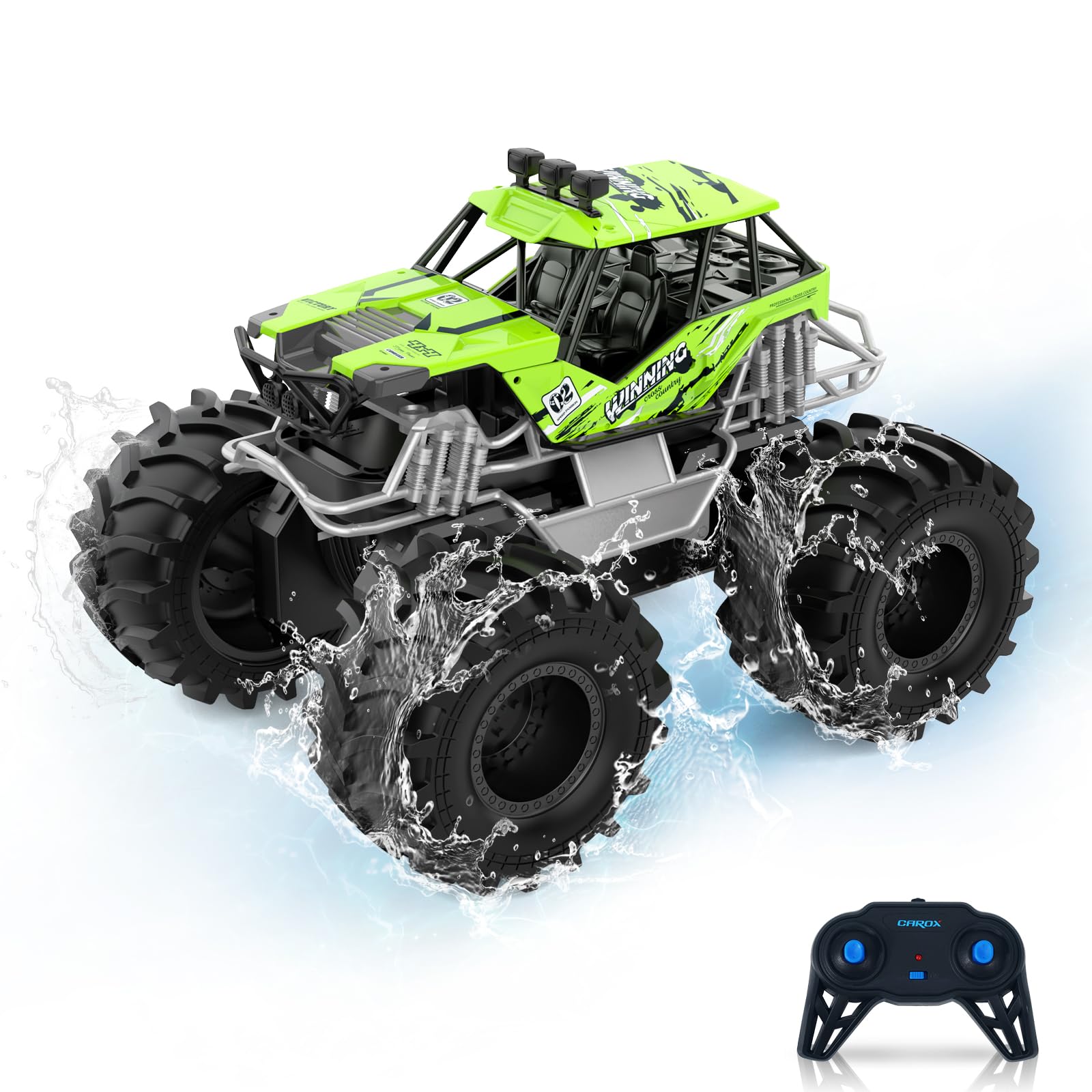 Amazon.co.jp: Carox Amphibienfahrzeug Ferngesteuertes Auto, 2.4