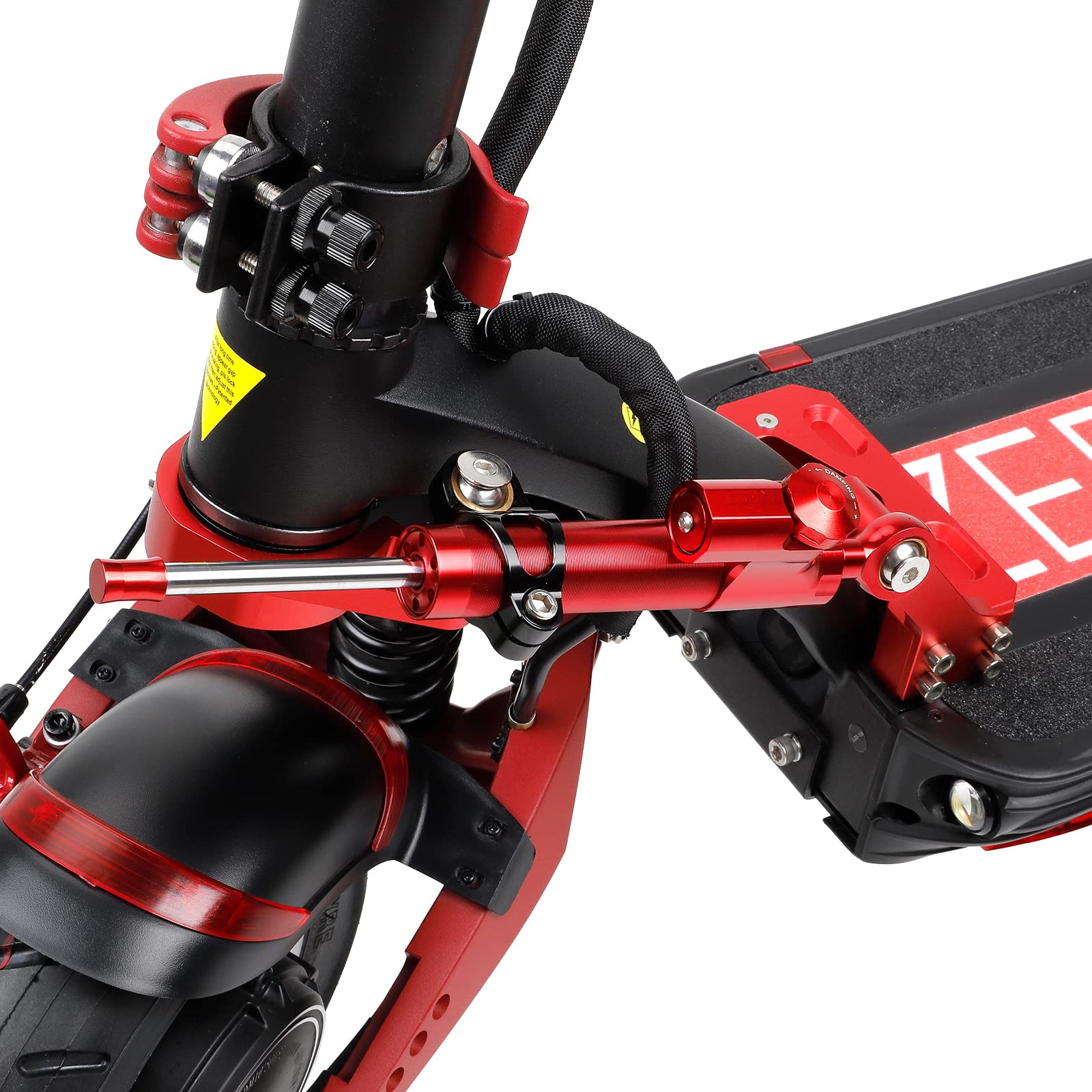 ulip Juego de amortiguadores de dirección para Speedual Zero 10 x 10 pulgadas, regla de amortiguación, estabilizador, accesorios, scooter eléctrico, vaporizador