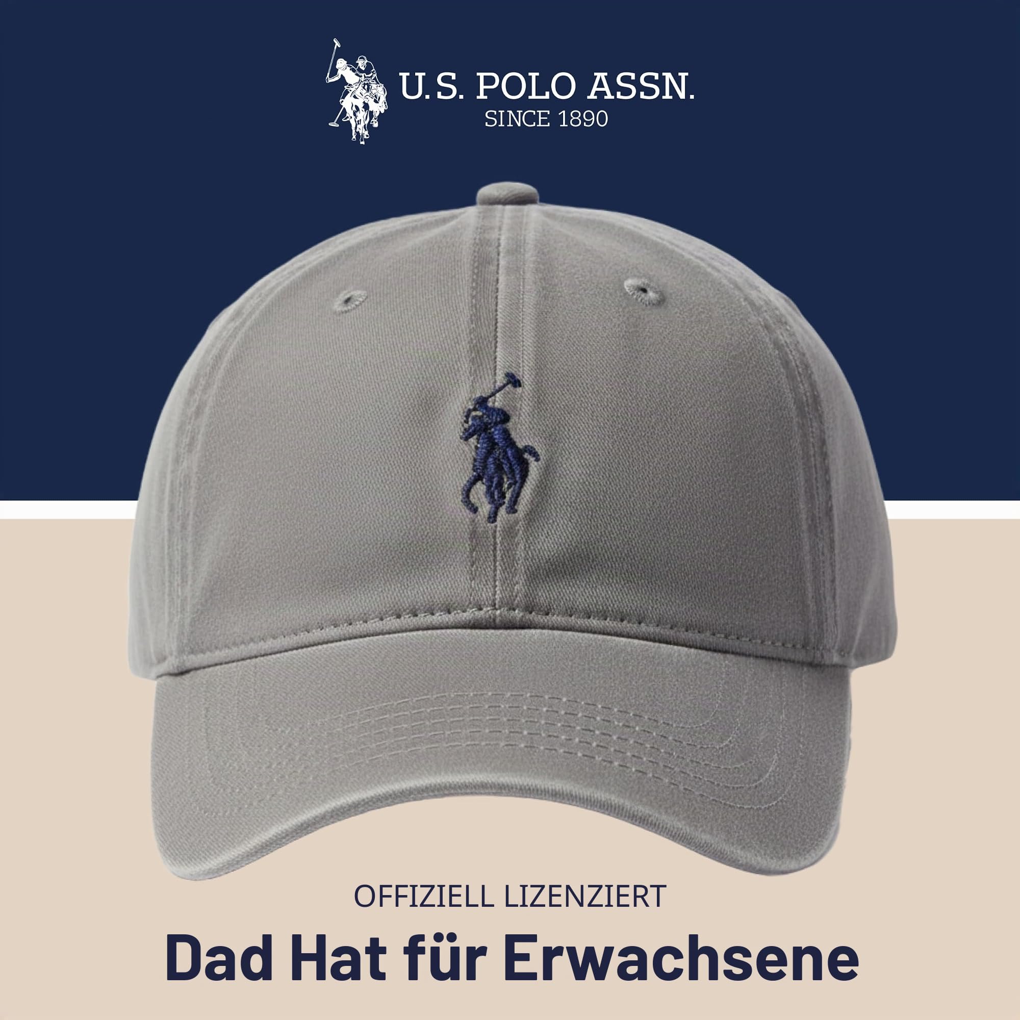 Der amerikanische Polo Assn. Kleine Polo Pony Logo Baseballmütze, 100% Baumwolle, verstellbare Kappe