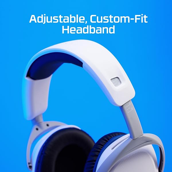 HyperX Cloud Stinger 2 – Gaming Headset for PlayStation, Signature Comfort, Adjustable Headband, Wired, White - 3