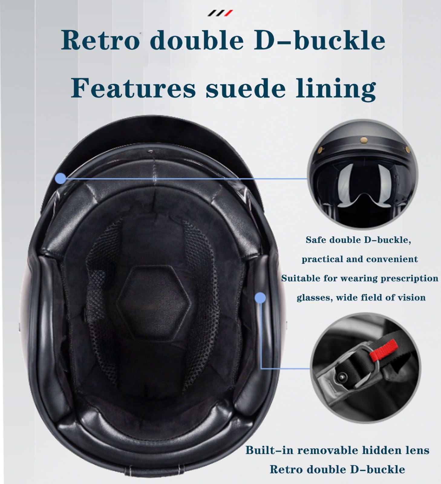 Casque Jet Moto Ouvert Fibre De Verre ECEDOT Homologué Demi Casque De Mobylette Portable avec Visière Casques Bols Robuste Et Durable Casques pour Adultes Hommes Femmes