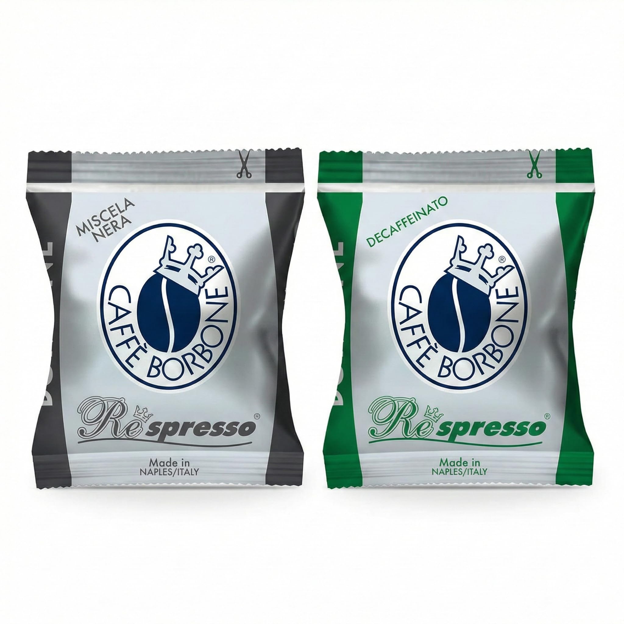 Caffè Borbone Kit de degustación Respresso - 200 cápsulas compatibles con las máquinas domésticas Nespresso* (100 Nera, 100 Dek)