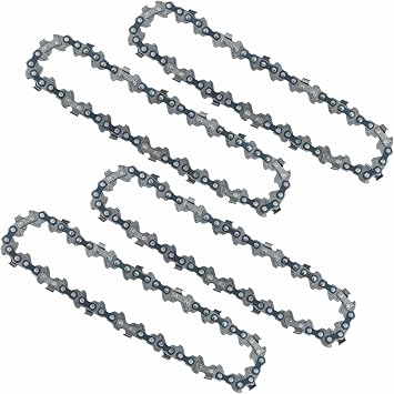 Chain Saw 4-Piece Set, Chain Saw Replacement Blade, 4-Inch Mini Chainsaw Replacement Blade, For Carpentry Cutting Branch Cutting Electric Saw Accessories Replacement, Chain Saw Accessories, Home & Gardening, Industrial Grade Quality Chain, Replacement for Electric Saw Accessories, Suitable for 28-Piece Type 4-Inch Mini Chainsaw