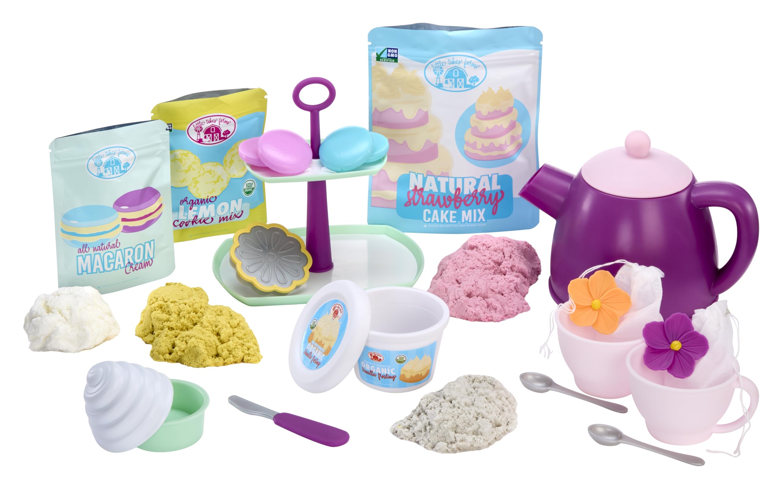 Amazon.com: Little Tikes Creative Chefs Tea Party Kit with 30