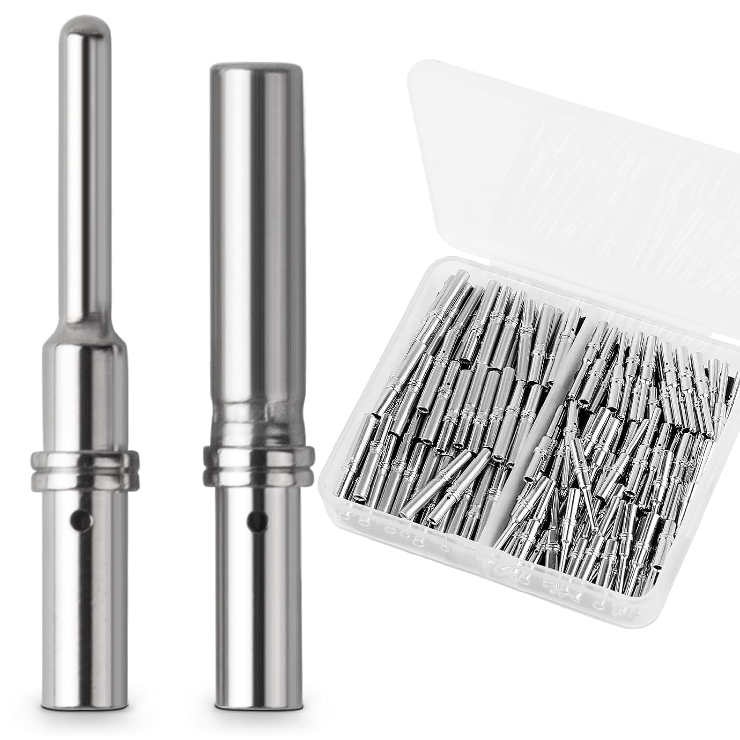 JRready ST6364-050 Kit di Contatti Deutsch Dimensione 16 Pin Solido Deutsch Maschio Femmina Calibro del Filo 16-20AWG Pin Terminale Deutsch 0460-202-16141/ Zoccolo 0462-201-16141