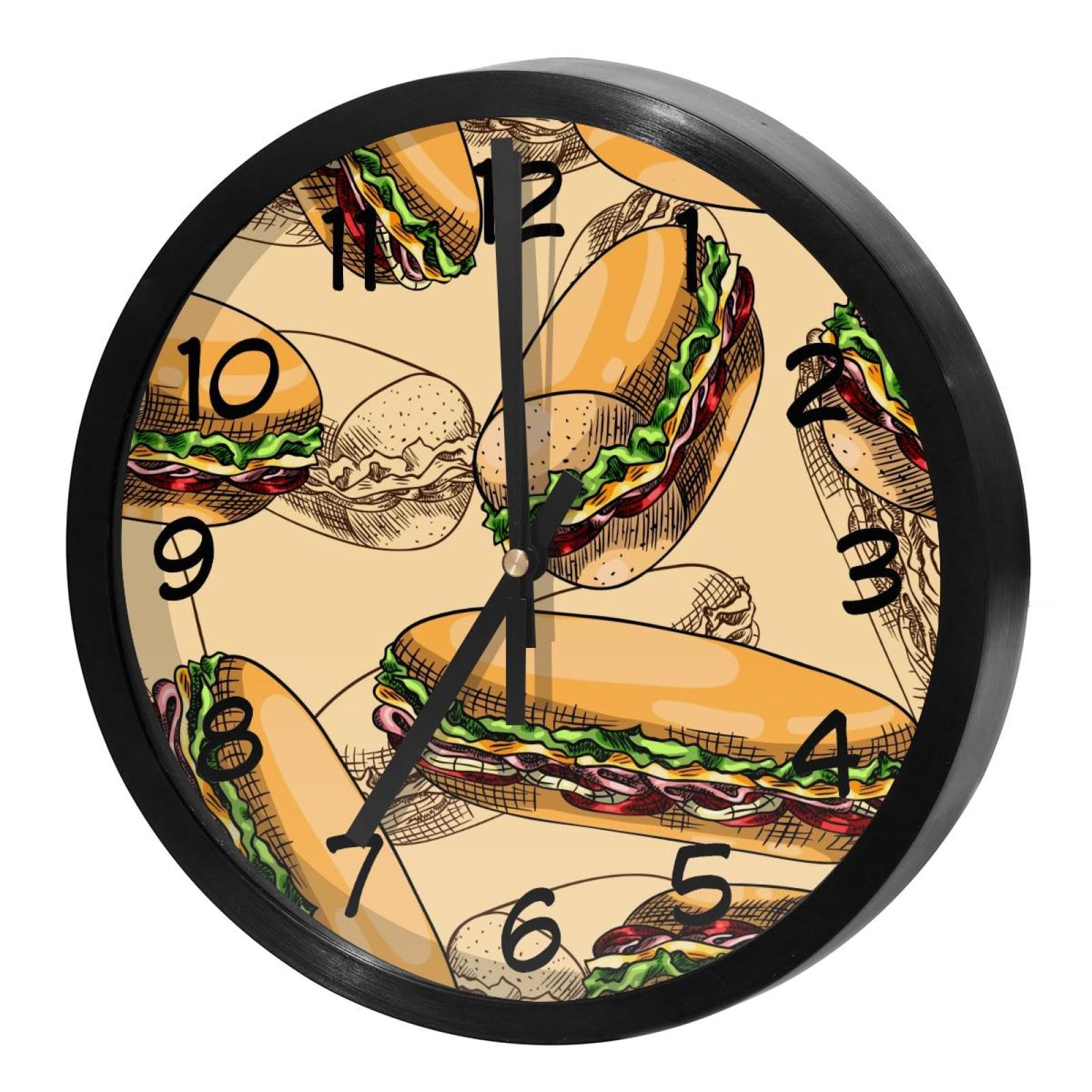 Horloge murale silencieuse à quartz pour en finir avec le tic-tac