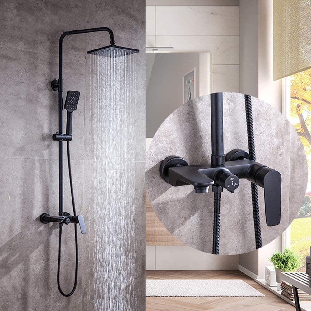 Ensemble de douche en cuivre mitigeur chic pour une salle de bains moderne