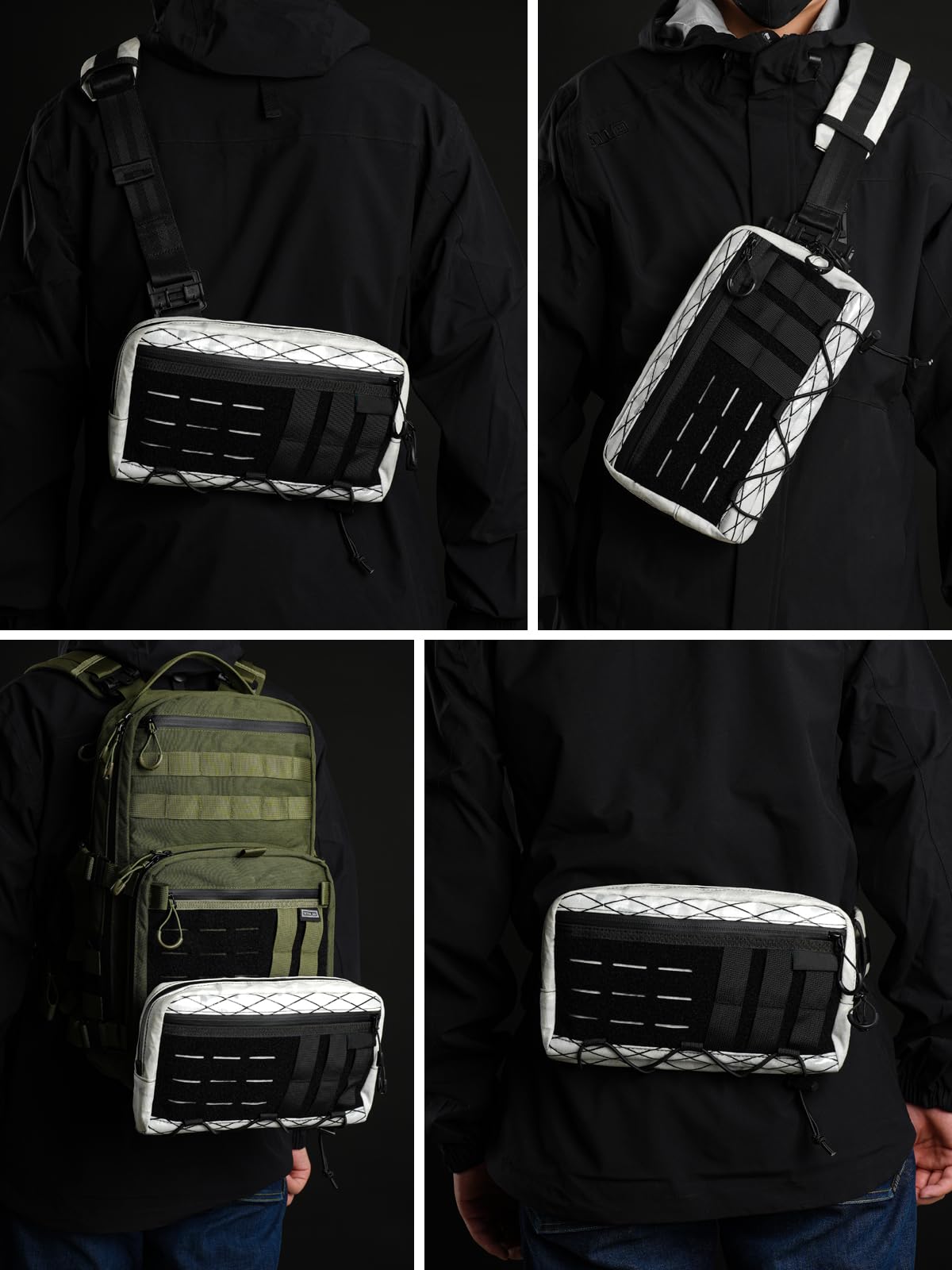 TACTICAL_GEEK Cache L3 Crossbody Shoulder Bag, Multipurpose Sling Bag Waist Bag with Adjustable Shoulder Strap - Image 2