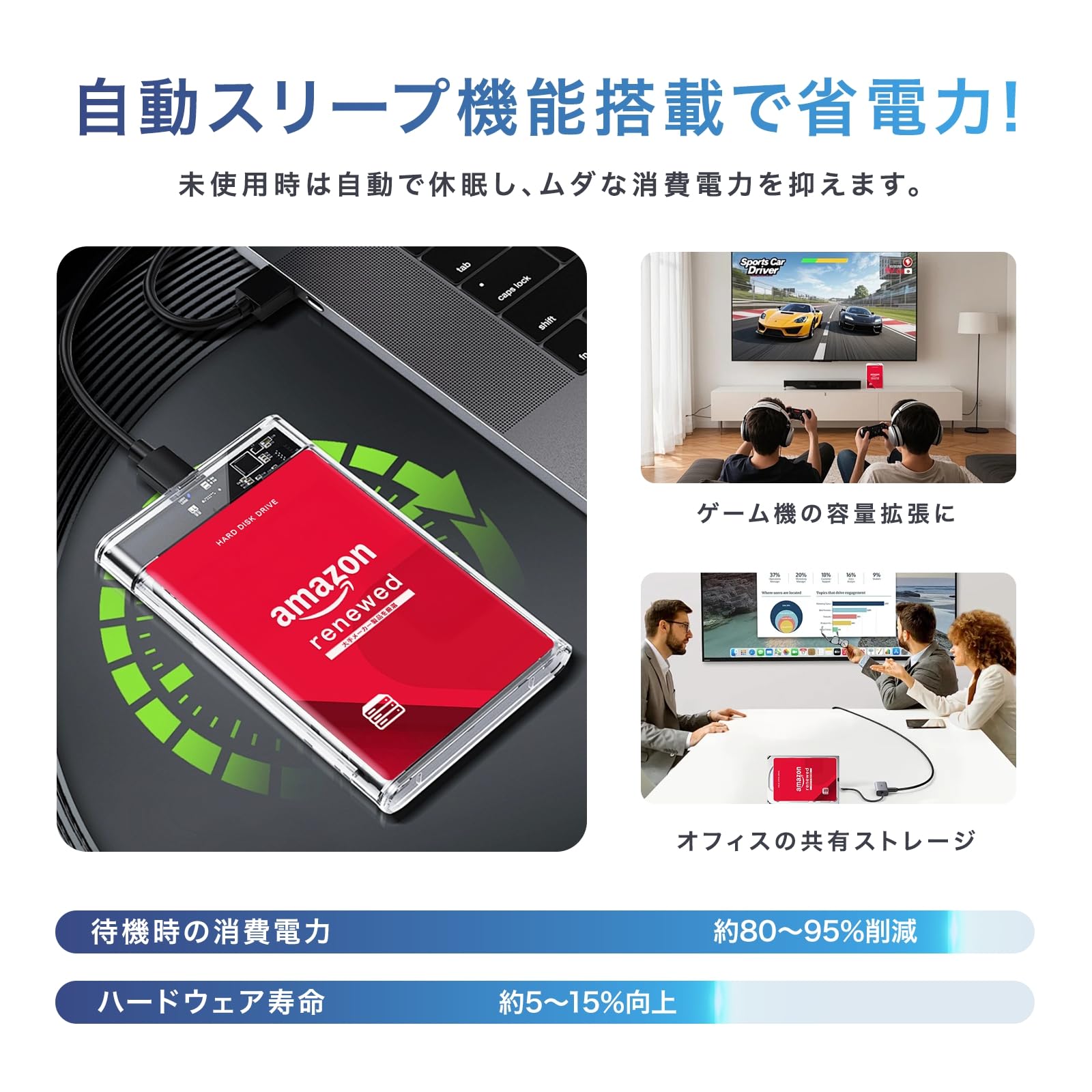 Amazon | 【整備済み品】 内蔵 HDD 1TB 3.5インチ NAS丶パソコンPC丶