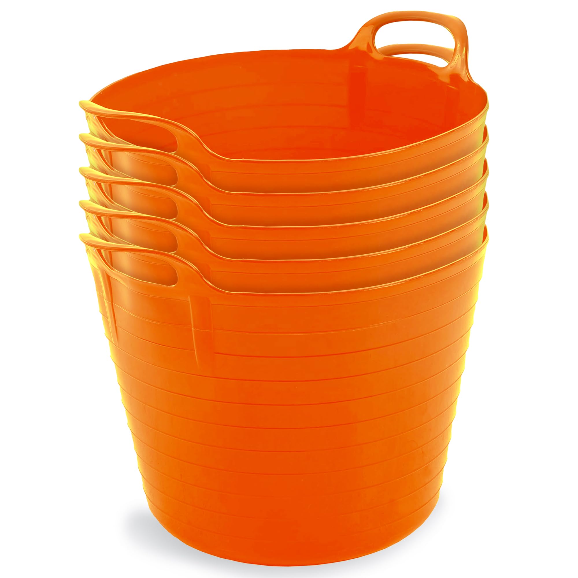 Neat. Neat Plastics - Flexi Tubs Pack of 5 - Orange