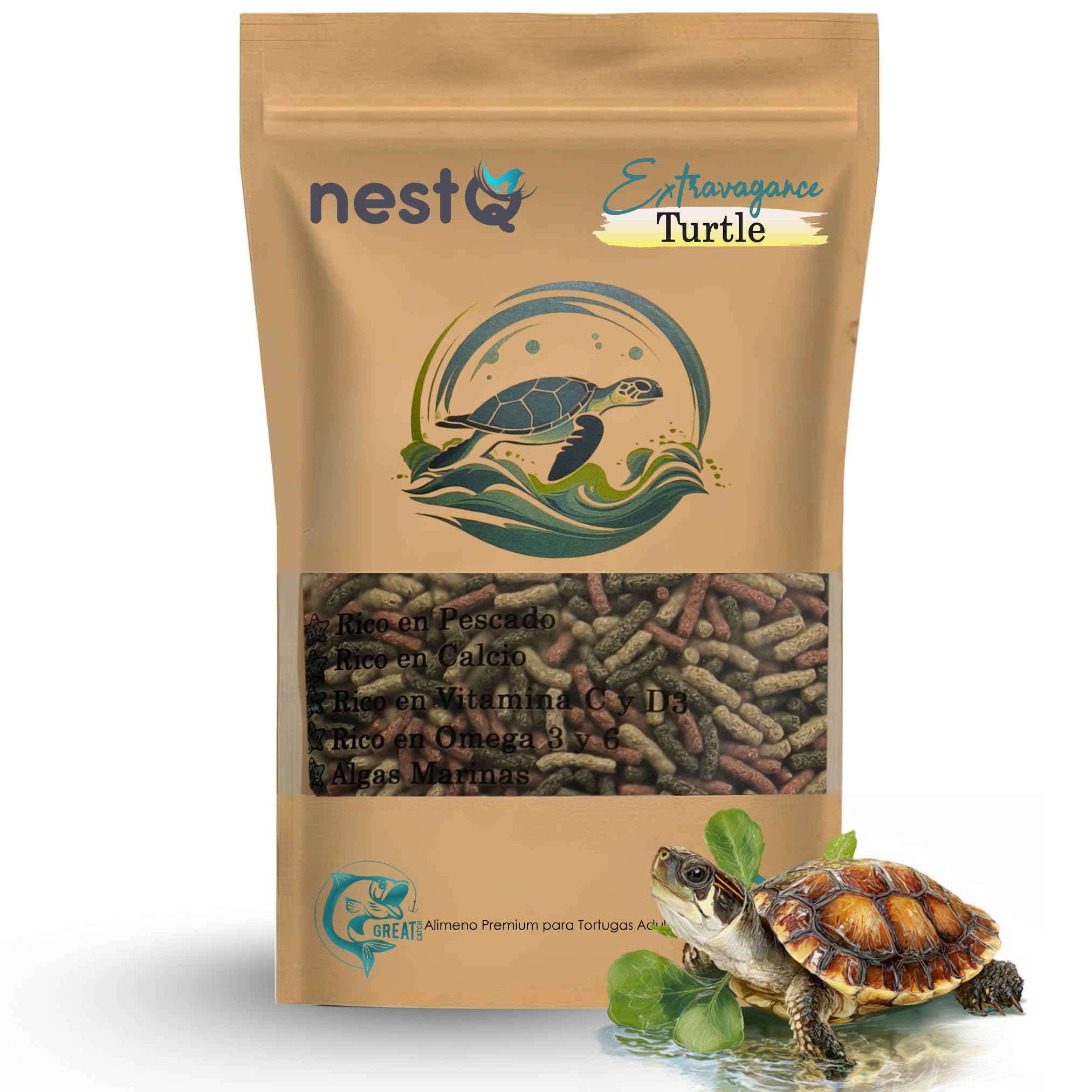 Nourriture Tortues D’Eau Granulés Flottants pour Tortues Aquatiques Alimentation Complète Riche en Calcium Favorise La Croissance Et Renforce La Carapace 200g