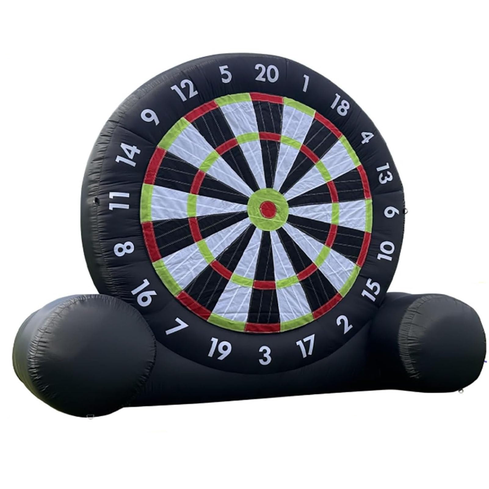Oiyekntd Inflatable Soccer Dart Board Kick Dart Board, Outdoor Giant Inflatable Football Dartboard Game Portable Soccer Training Aid with 8pcs Soccer Balls Blower ﻿ B-4M/13FT