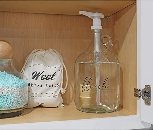 Miniatura 8 de Darware Botella de bomba de lejía de galón jarra dispensadora de bomba de lavado grande