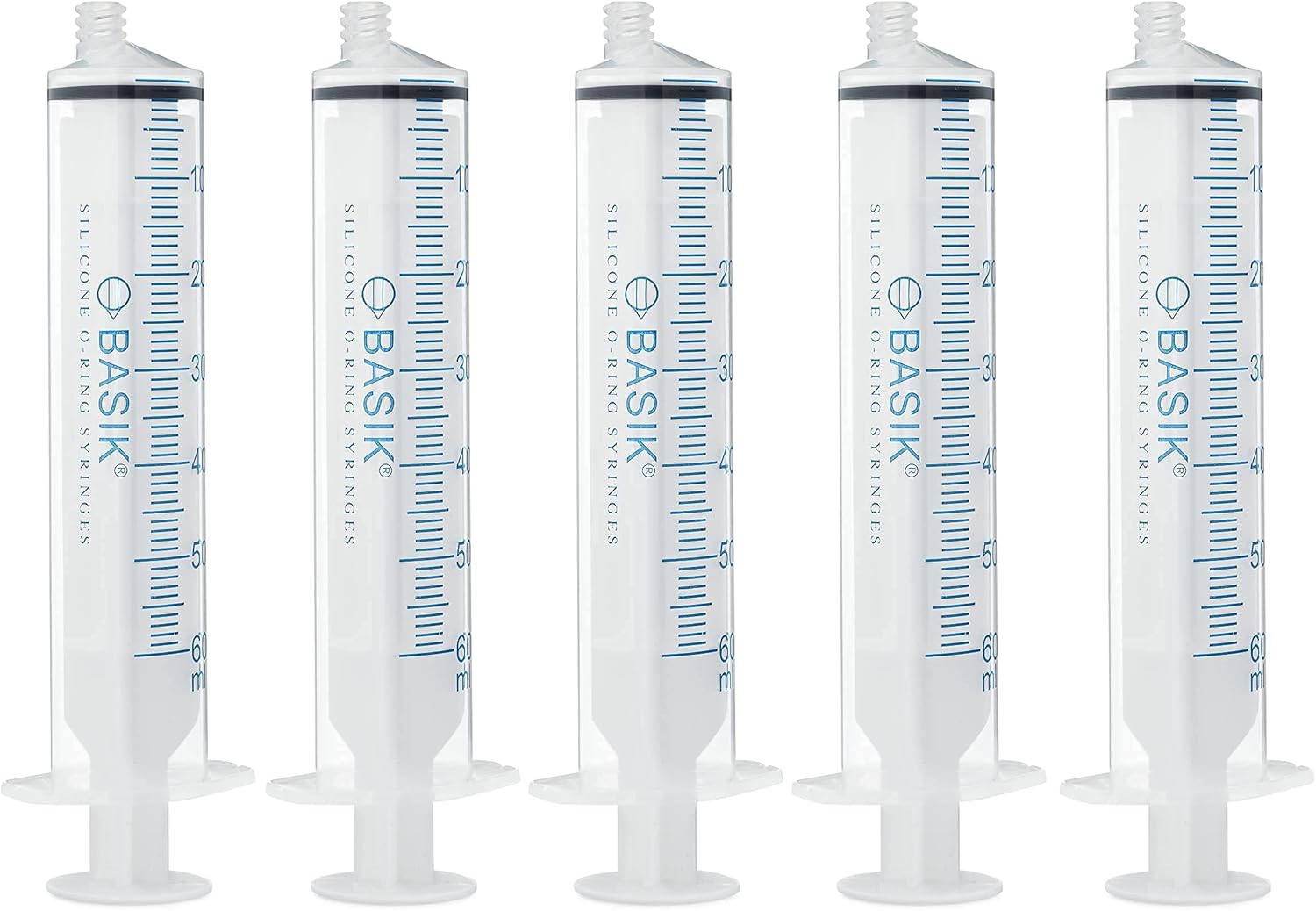 UrnConcern The BASIK EZ Handle Adds Comfort and Control to Any BASIK Syringe. This Bundle is for A Small/Medium Handle and 5 ENFit Reusable Syringes : Health & Household