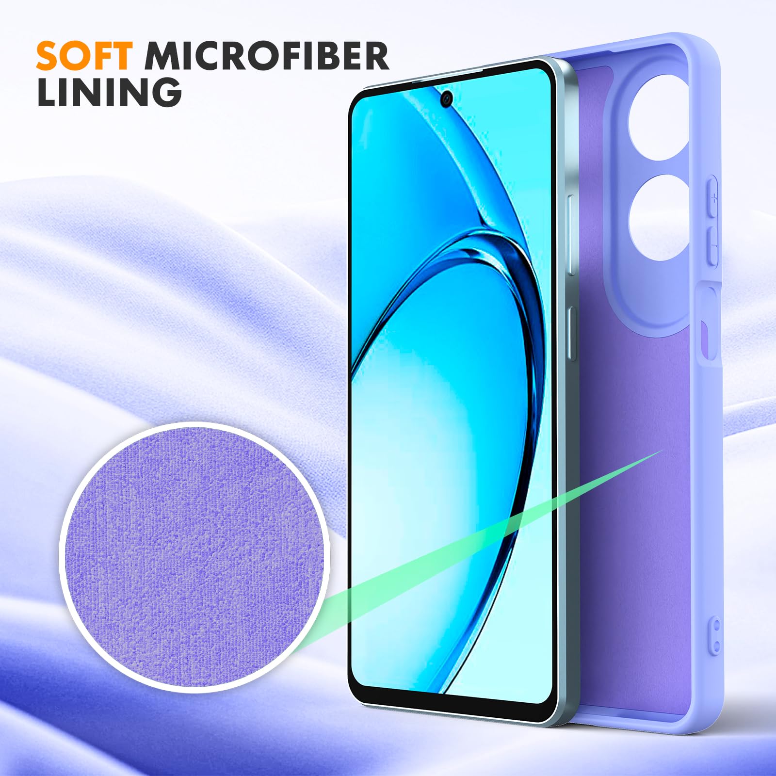 Cover Oppo A60 Semirigido Soft-touch Nero - Italiano
