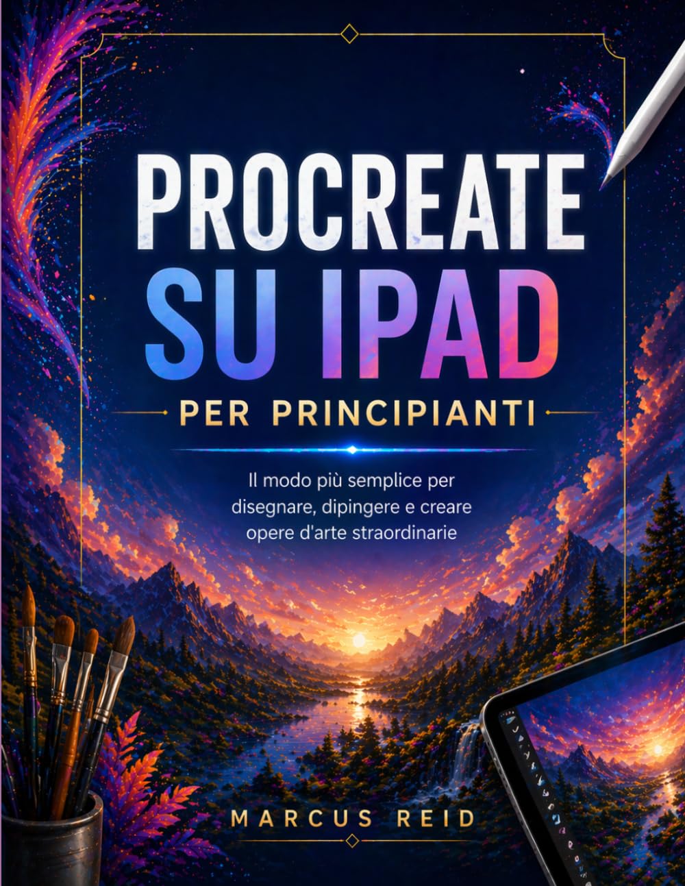 PROCREATE SU IPAD PER PRINCIPIANTI: Il modo più semplice per disegnare, dipingere e creare opere d'arte straordinarie