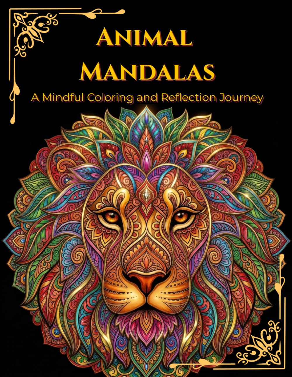 Animal Mandalas: A Mindful Coloring and Reflection Journey
