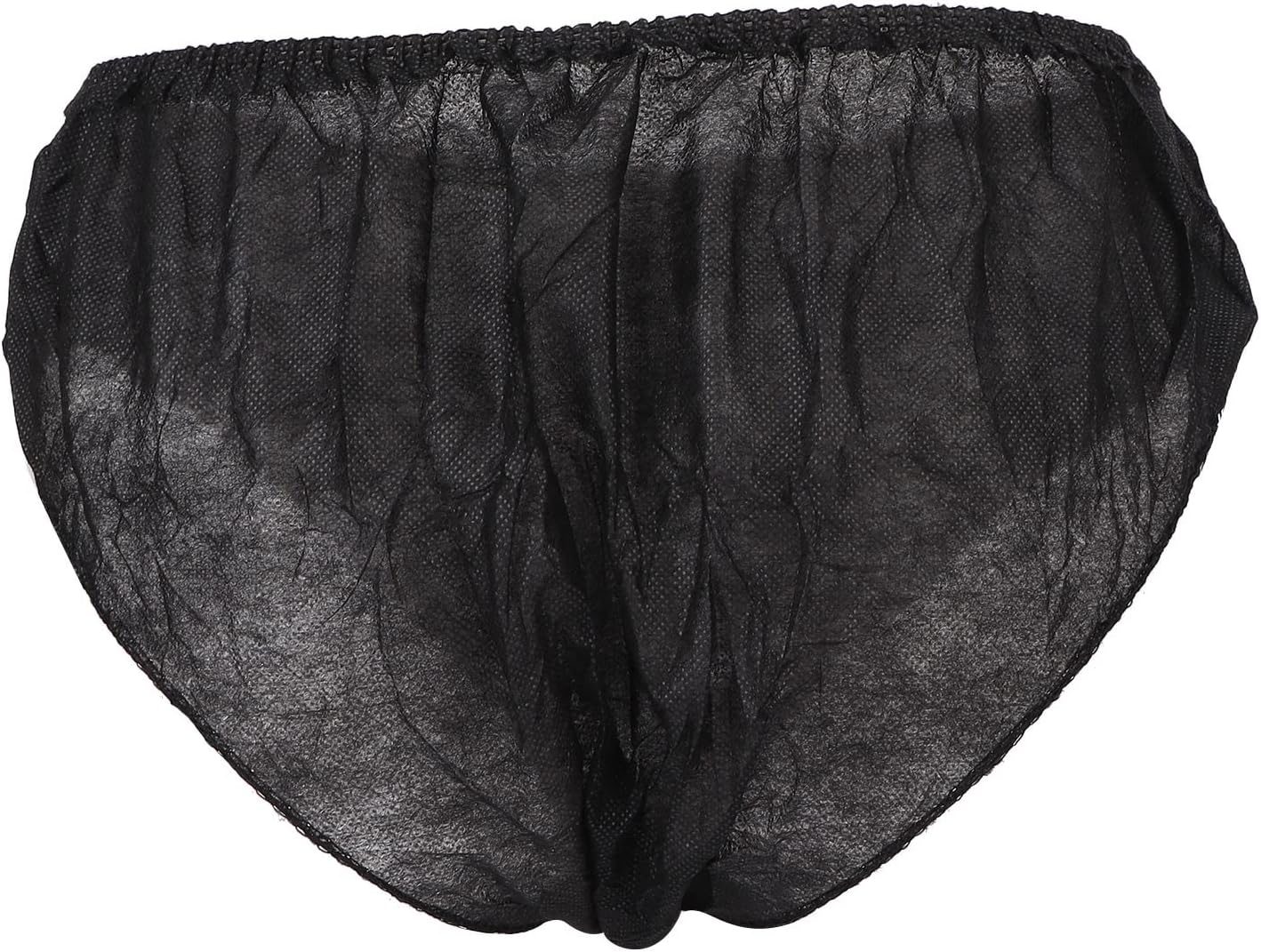 Sonew 50pcs Black Disposable Underwear, Travel Panties Fits for Man and Woman Outdoor Tourism, Hotel and Salon, One Size