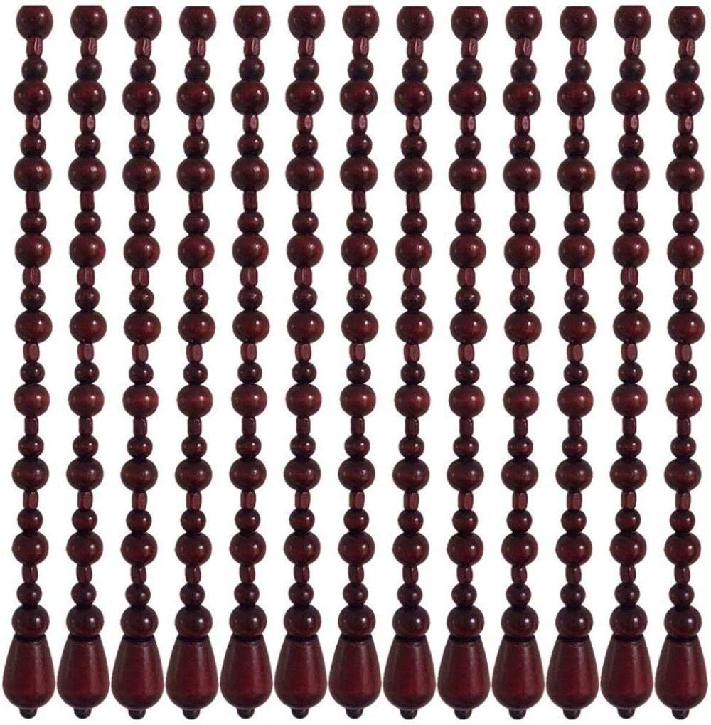 Tenda di Perline Corde Appese Porta Appeso Ciondolo in Legno per La Decorazione della Porta della Stanza Divisorio di Apertura Pastorale Personalizzabile-1.6x1.76m-51 Fili