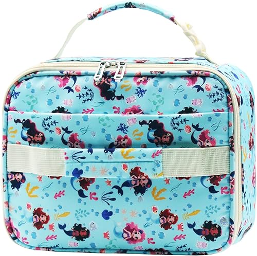 Miniatura 17 de Lonchera con aislamiento térmico para niños de 3, 4, 5, 6, 7, 8, 9, 10, 11, 12, para el regreso a la escuela, reutilizable, congelable, pequeña,
