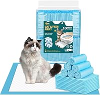 Ownpets Macska Alomtálca Betét 45x33 cm, Vízálló 6 Rétegű Szívóképes Pelenka Cicáknak, 20 Darabos Csomag 1