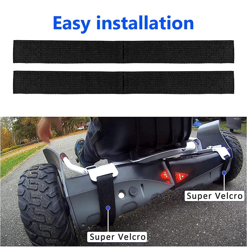 JTLB Lot de 10 sangles réglables pour hoverboard, sangles de fixation de siège en nylon pour hoverboard, câble pour hoverboard (noir)