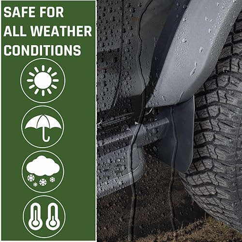 Miniatura 4 de IAG I-Line - Mini aleta lateral para barro (2 unidades) para Ford Bronco 2021+ 2/4 puertas (requiere rieles de roca OEM, no compatible con opción de