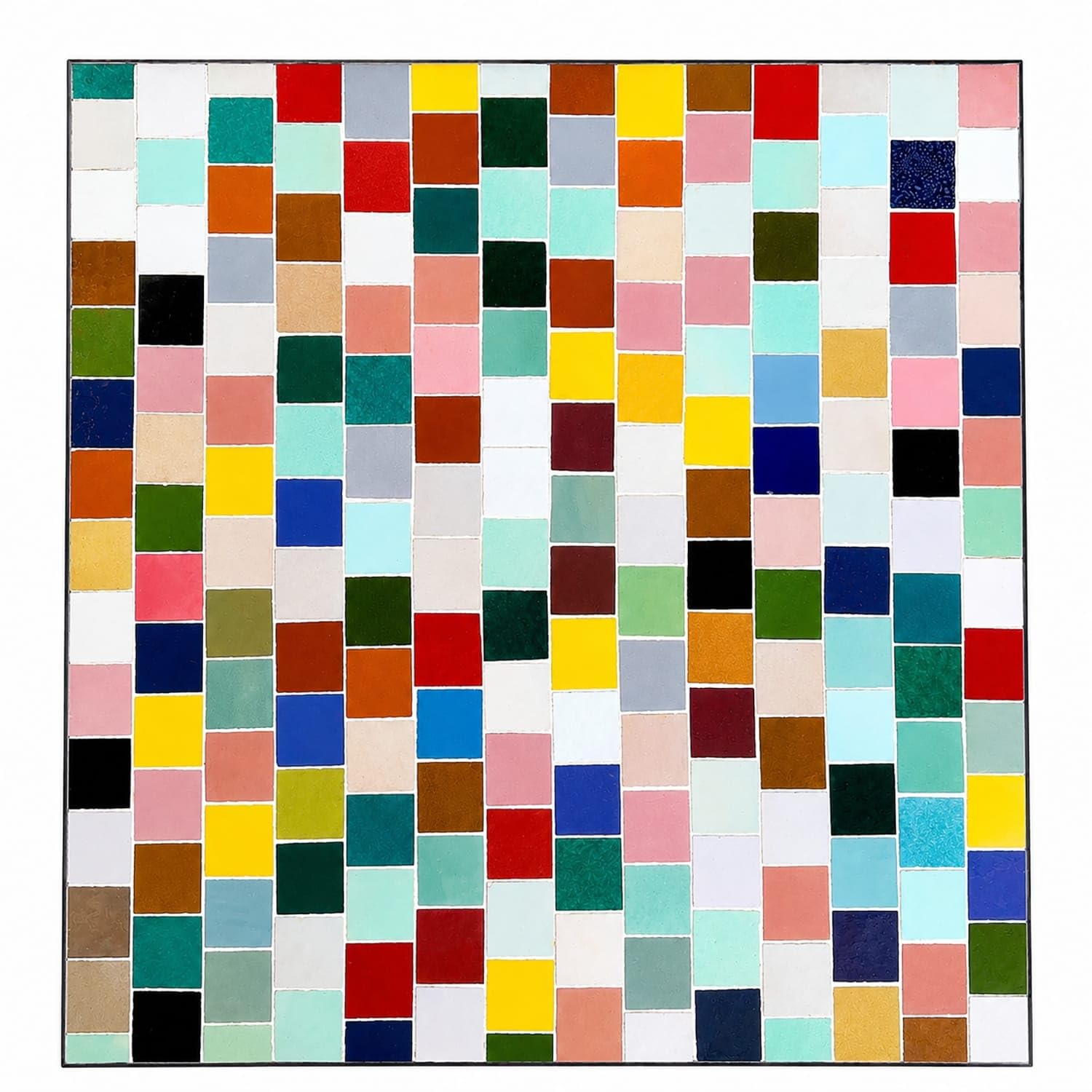 Generico Tavolo in Ferro Battuto con Mosaico Multicolore in Pietra Naturale + 4 Sedie-Fatto a Mano-Arredo Interno ed Esterno-2306261202