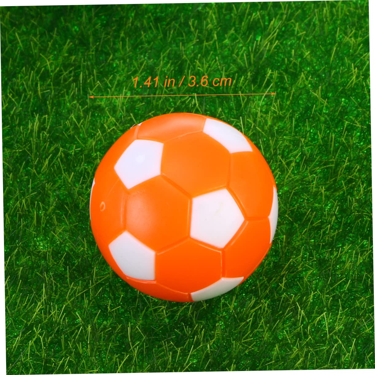 KOMBIUDA 8Pcs Colorful Table Soccer Balls Durable Replacement Balls for Table Football Games Bright Foosball Accessories for Playtime and Fun