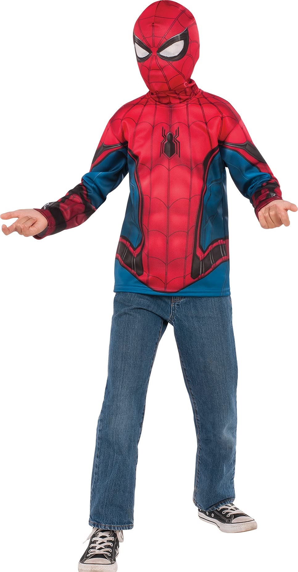 Amazon.com: Rubies Costume Spider-Man: Homecoming Child's Spider-Man Costume Top, Multicolor, Small : Toys & Games Amazon.com: Rubies Costume Spider-Man: Homecoming Child's Spider-Man Costume Top, Multicolor, Small : Toys & Games