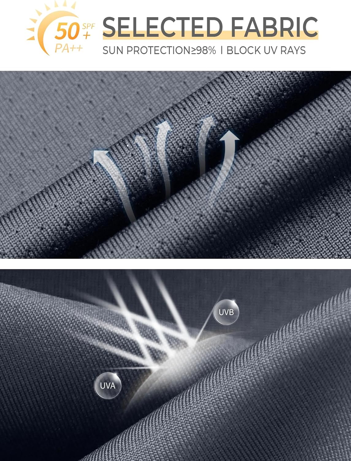 NORTHYARD Men's Sun Protection Shirts Long Sleeve Swim Beach Rash Guard SPF UV UPF 50+ Fishing T-Shirt Quick Dry Lightweight - Image 6