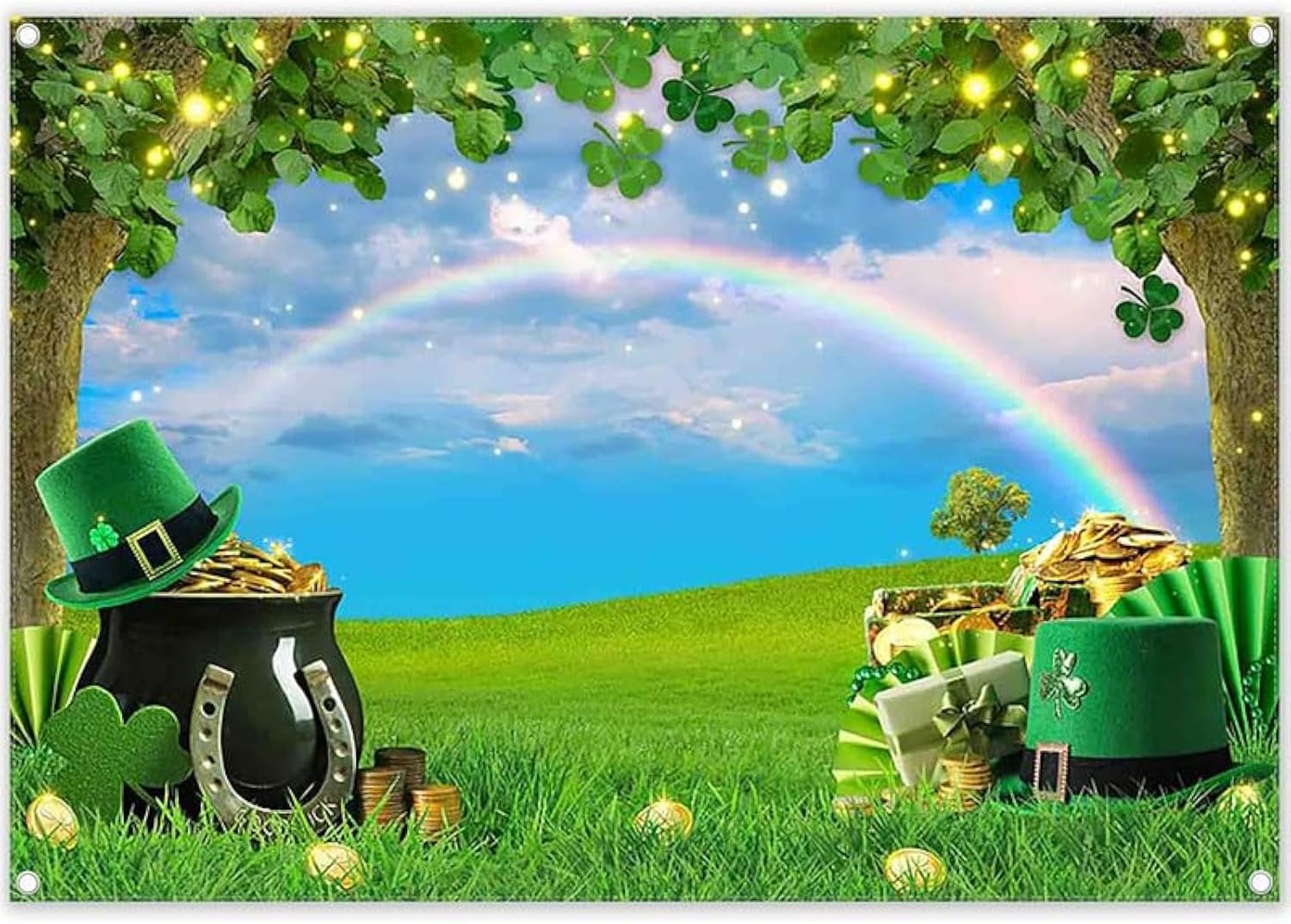 Amazon.com : Swepuck 7x5ft Polyester St. Patrick's Day Photography ...