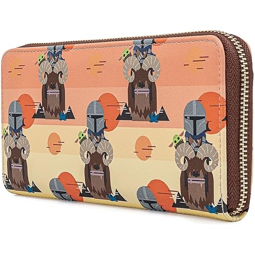 Star Wars The Mandalorian Bantha Zip Around Wallet