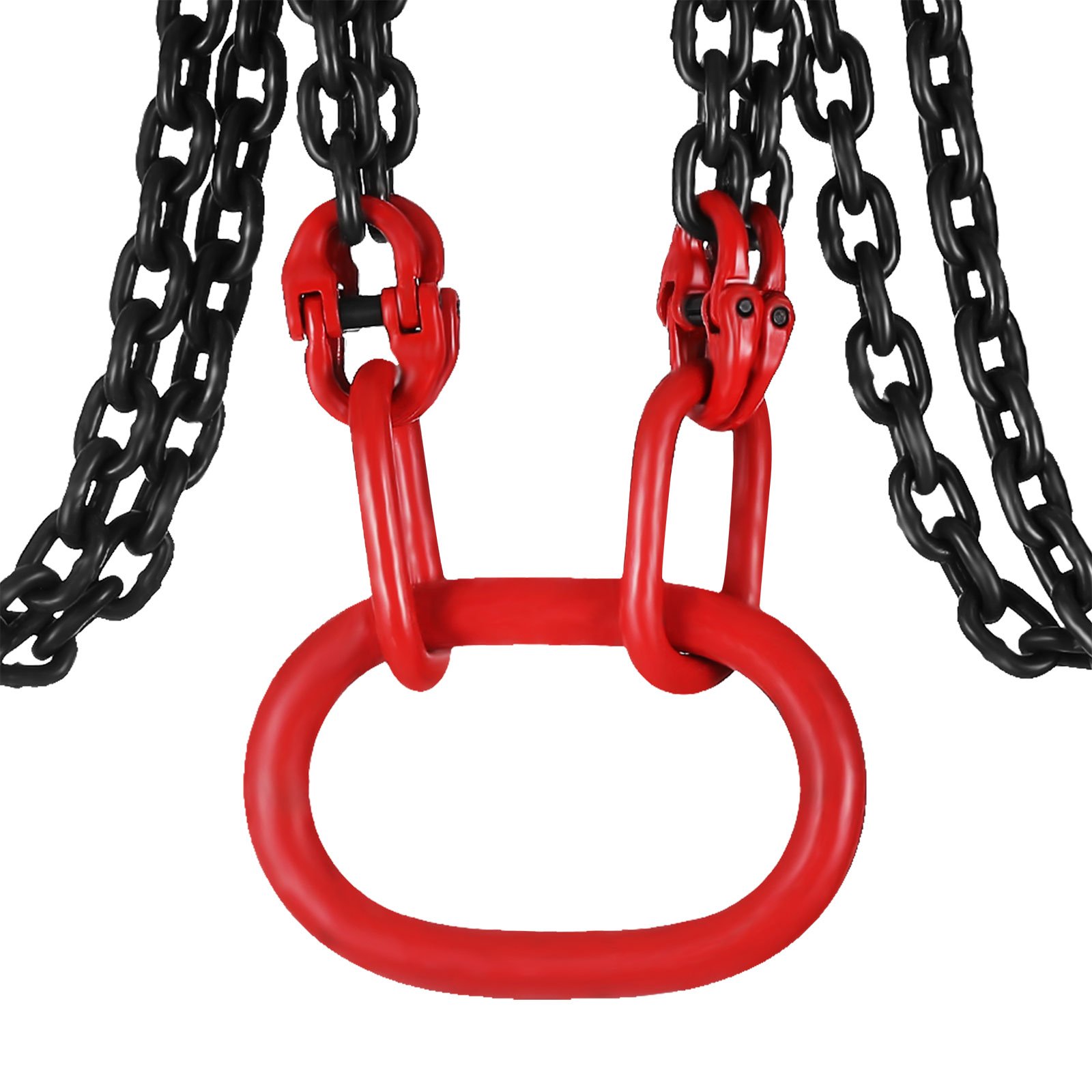 4 Jambe Levage Chaîne avec Crochet Chaîne pour Palan Lifting Chain de Grande Capacité (1.5M)
