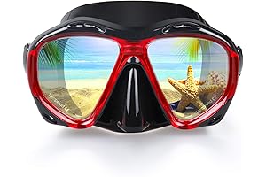 Adult Nose Goggles: Snorkel Diving Mask with Nose Cover
