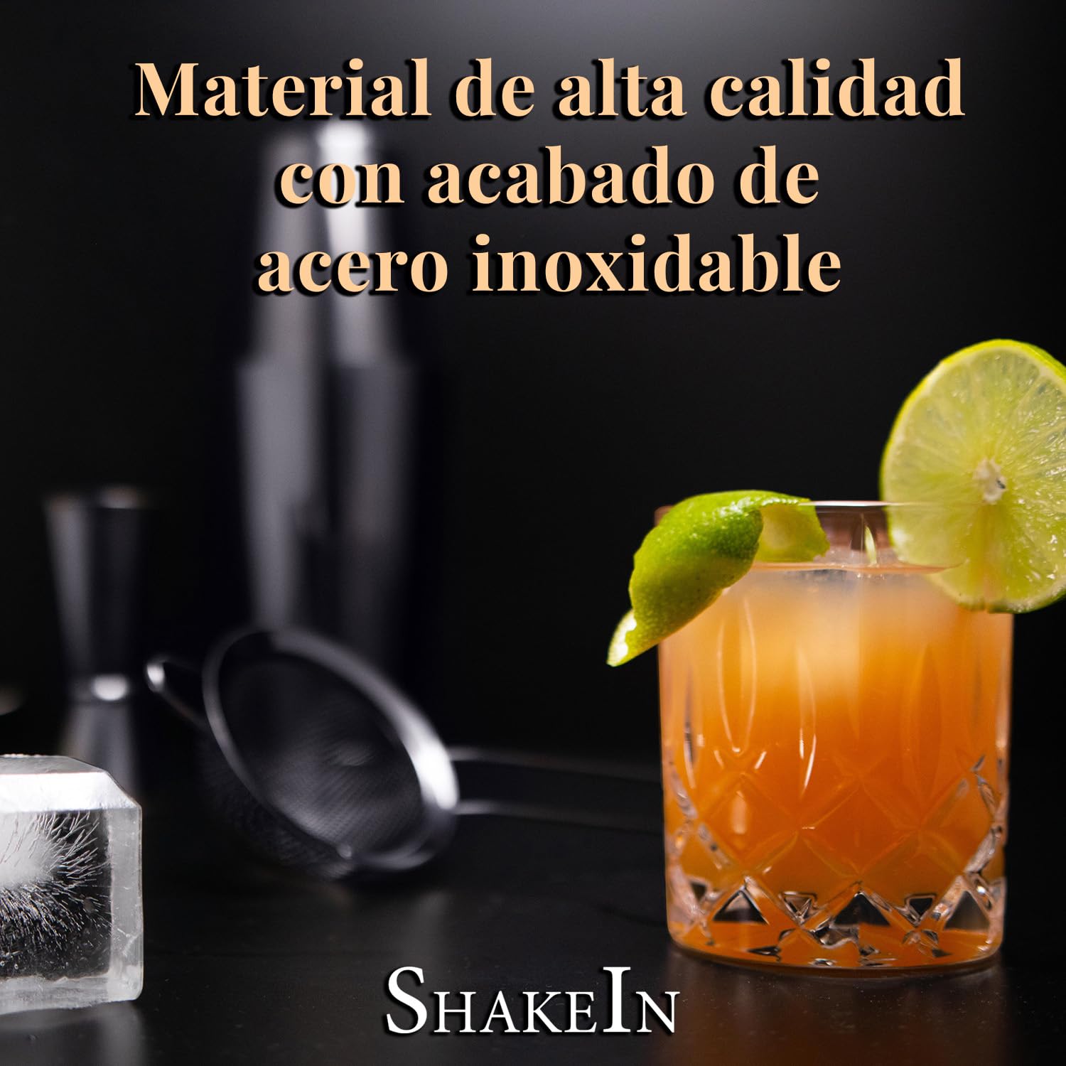 set da cocktail 12 pezzi,Elegante shaker per cocktail in nero,Grande set di miscelazione per cocktail,Set da barista shaker per cocktail,Set da cocktail Shaker per accessori da bar