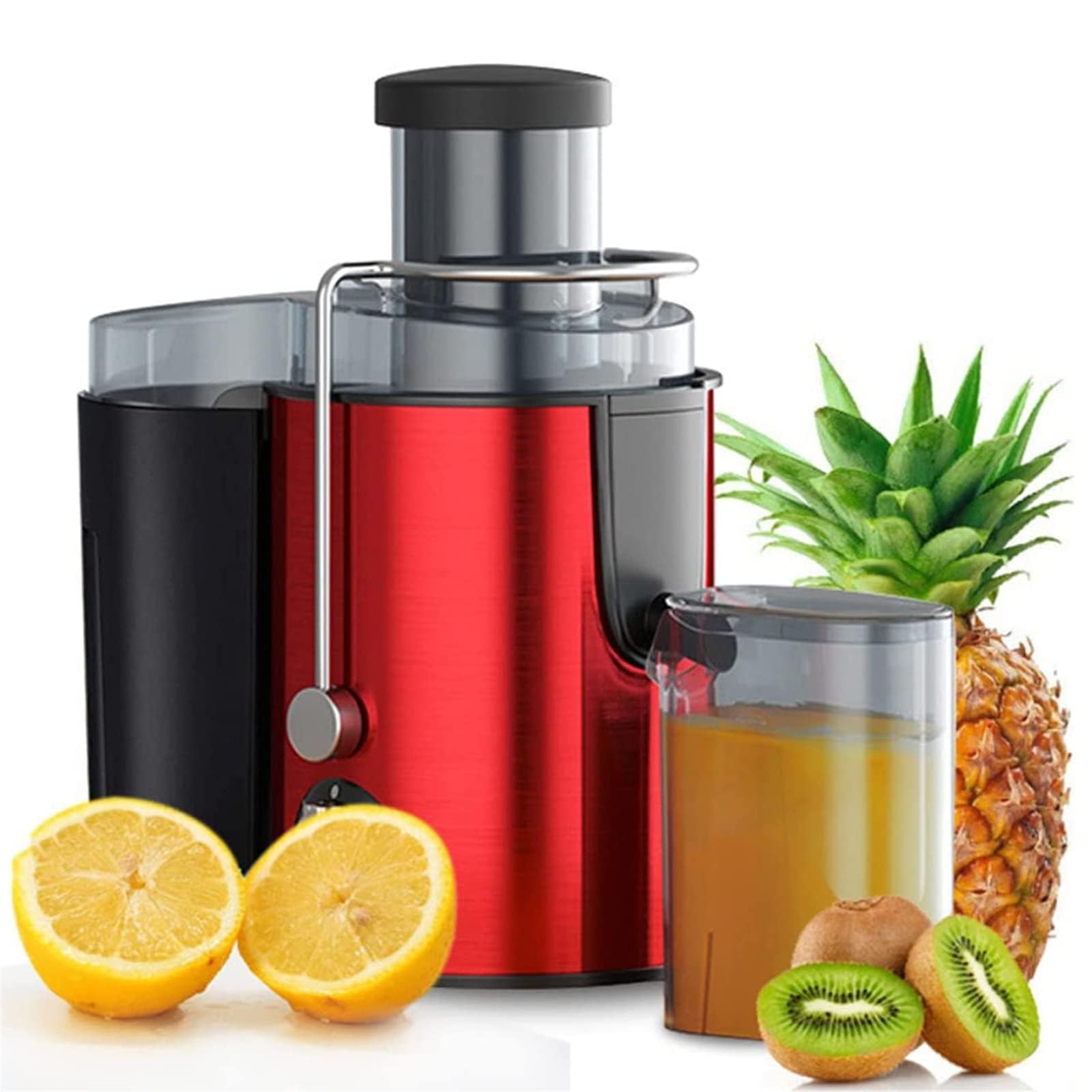 Estrattore di Succo Verticale a Freddo, estrattore di Succo a masticazione lenta, Macchina Professionale a Doppia velocità per Frutta e Verdura ad Alto Contenuto di nutrienti