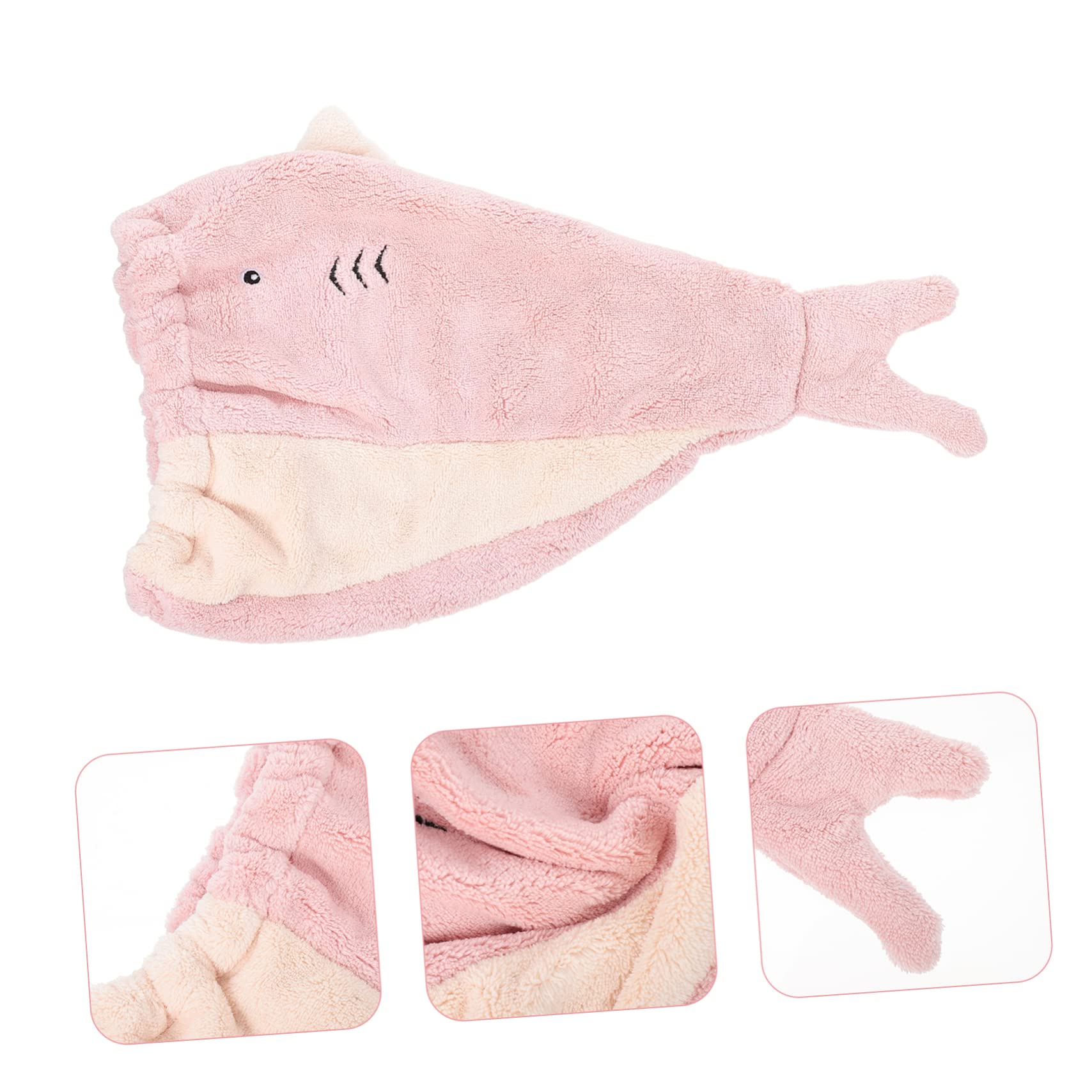 PartyKindom Hair Towel Wraps Soft Fleece Hair Dry Hat Bath Girl Shower Fast Drying