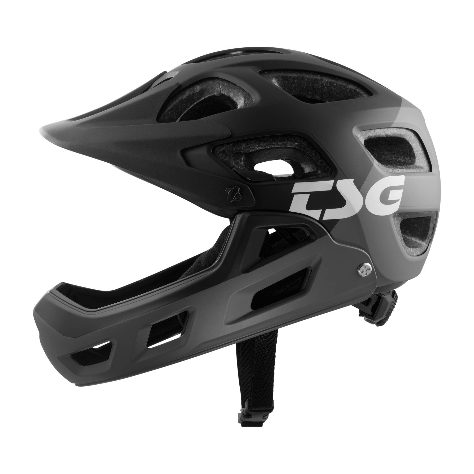 TSG Enduro MTB-Helm Seek FR Schwarz Gr. L/XL