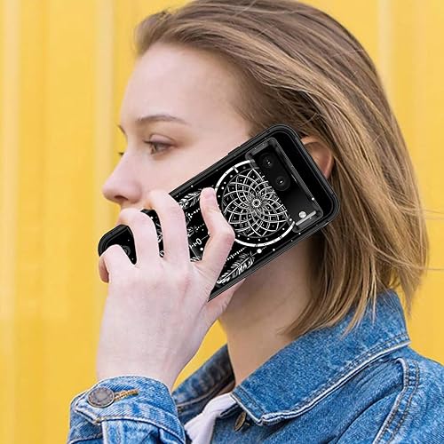 Miniatura 6 de Funda para Pixel 7A, funda resistente a prueba de golpes de doble capa para teléfono celular con función atril, funda protectora militar a prueba de