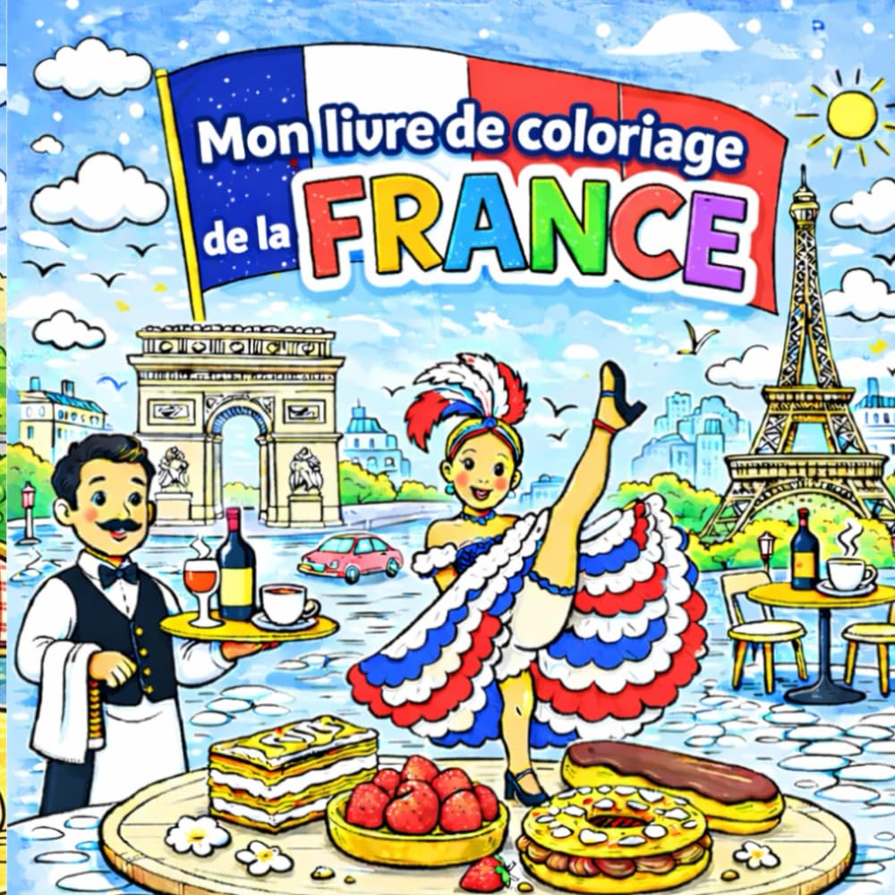 Mon Livre de Coloriage de la France