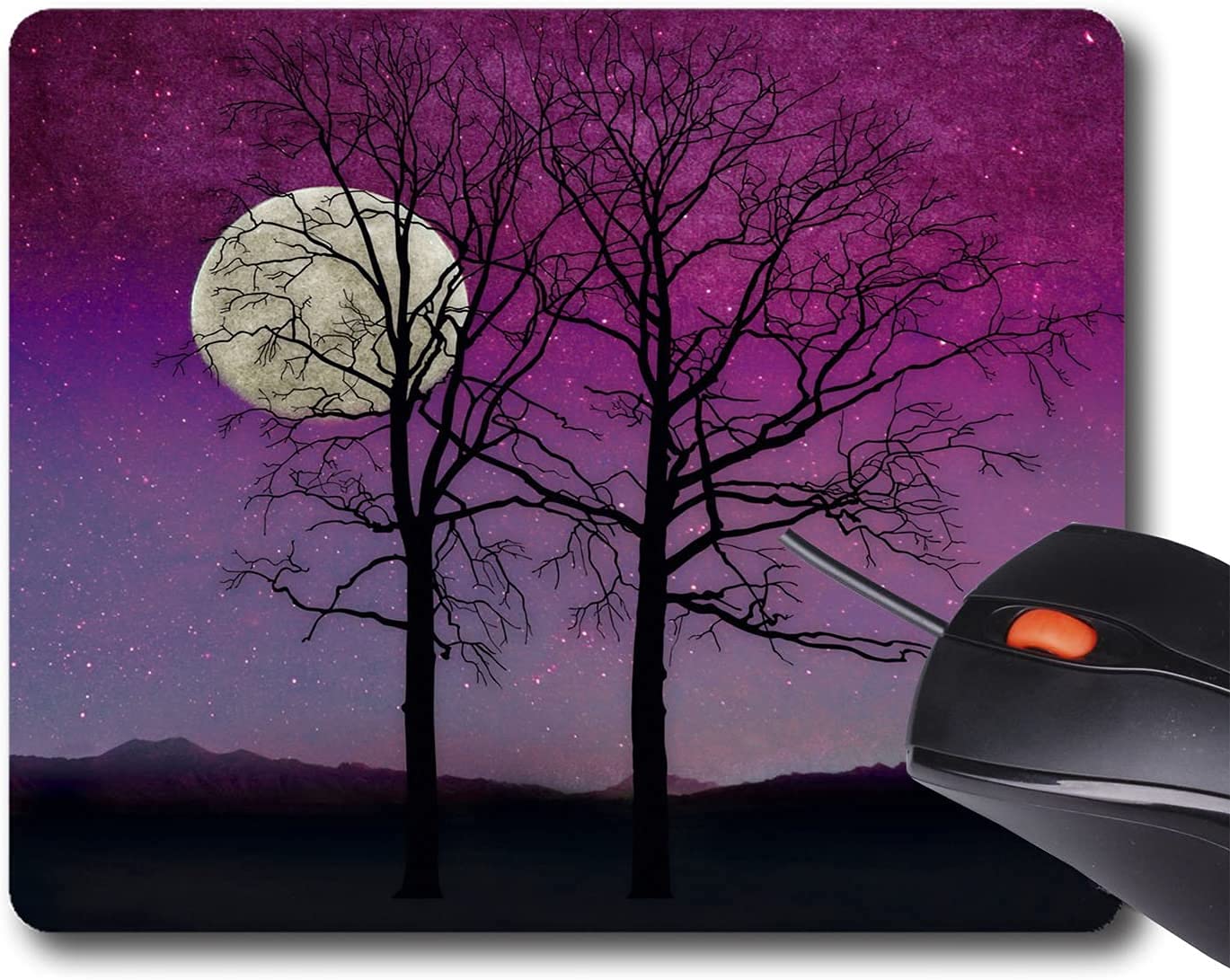 ZORI Nature MOONNIGHT Purple Theme Gaming Mouse Pad - Computer Laptop PC| Work from Home/Office | Anti-Skid, Anti-Slip, Rubber Base | (Nature_01_MOONNIGHT_Purple) (B09DYT8373) Amazon Price History, Amazon Price Tracker